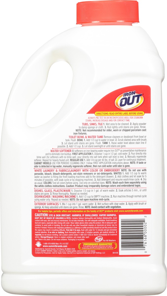 slide 5 of 9, Iron OUT Rust Stain Remover 4.75 lb, 4.75 lb