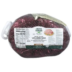 Open Nature Ham Spiral Sliced Seasoned Uncured Semi Boneless - 7.5 Lb