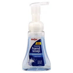 Meijer Foaming Hand Soap Antibacterial, Spring Water, 7.5oz