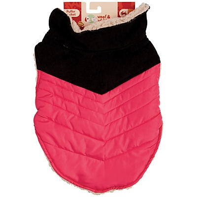 slide 1 of 1, Woof and Whiskers Dog Puffer Jacket, 1 ct