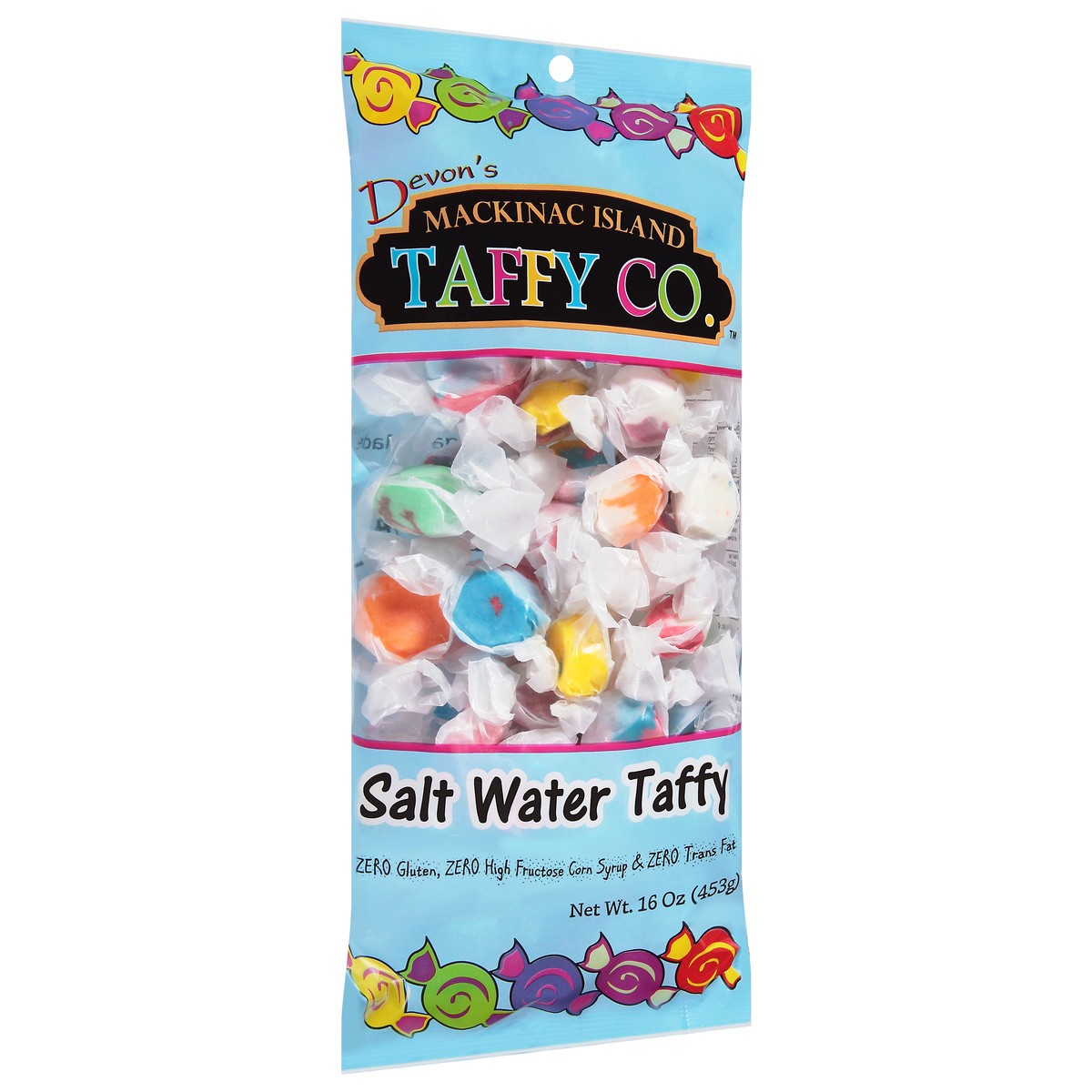 slide 7 of 9, Devon's Mackinac Island Taffy Co. Salt Water Taffy 16 oz, 1 lb