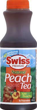 slide 1 of 1, Swiss Premium Peach Flavor Iced Tea 1 pt, 16 oz
