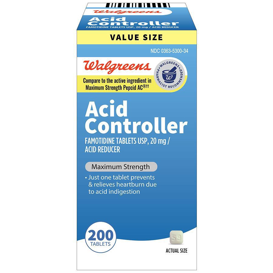 slide 1 of 4, Walgreens Acid Reducer, 200 ct