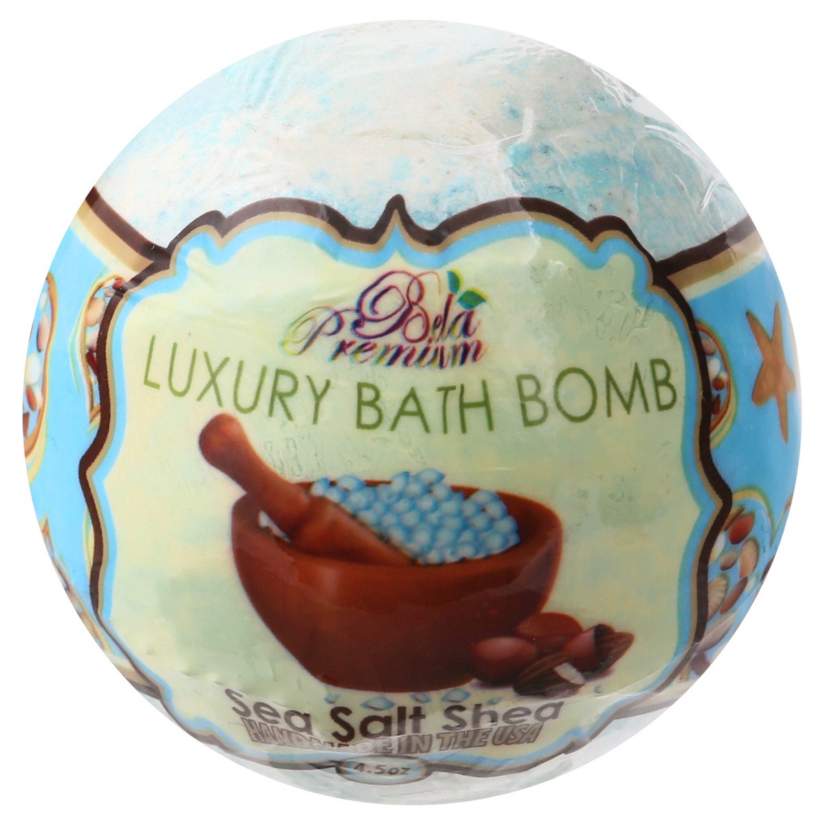 slide 5 of 9, Bela Premium Bath Bomb Seasalt Shea, 4.5 oz