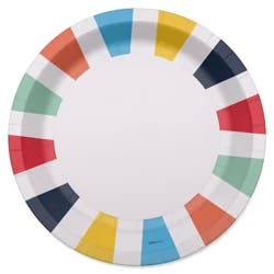 American Greetings Art Deco Round Plates - 10 ea