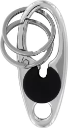 Hillman Multi-Tool Key Clip Keychain - Silver/Black