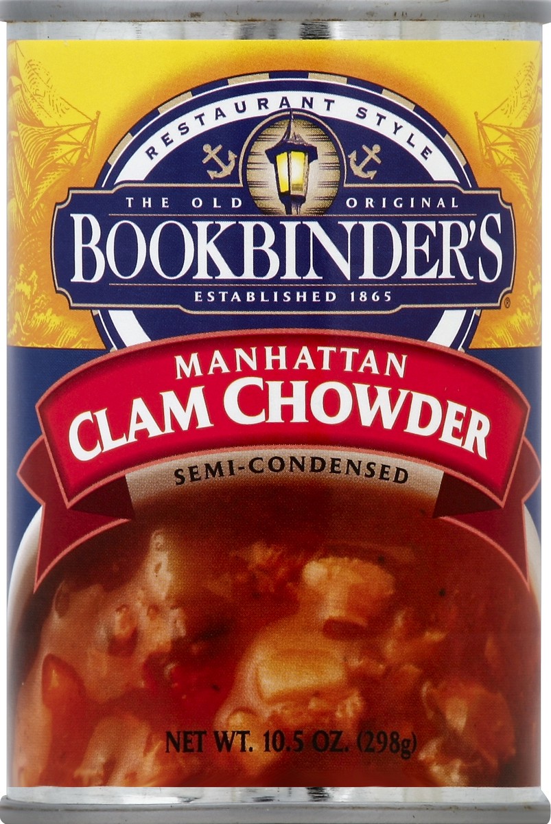 slide 2 of 2, Bookbinder's Manhattan Clam Chowder, 10.5 oz