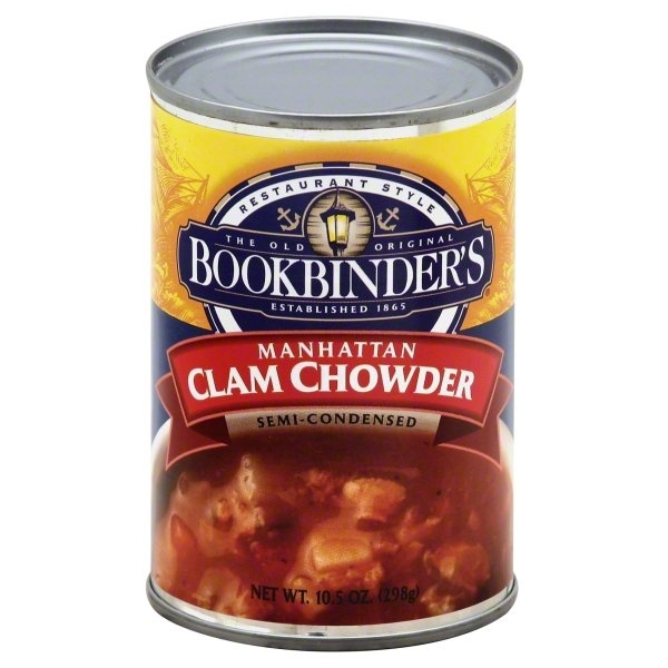 slide 1 of 2, Bookbinder's Manhattan Clam Chowder, 10.5 oz