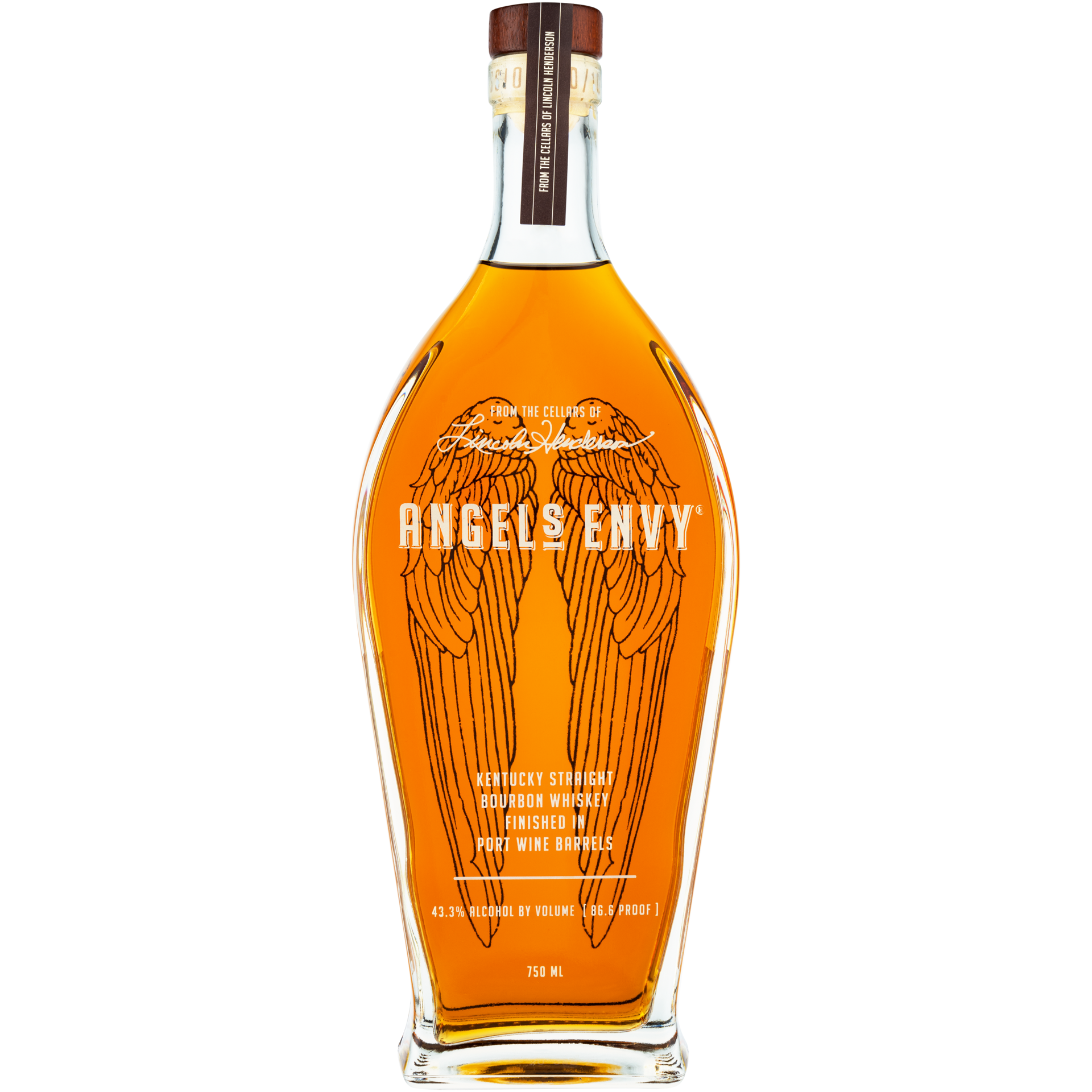 slide 1 of 1, Angel'S Envy Kentucky Straight Bourbon Whiskey Finished In Port Wine Barrels 43.3% 75Cl/750Ml, 750 ml