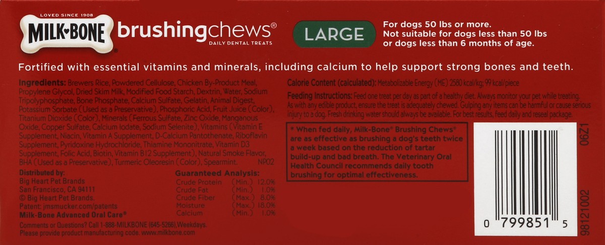 slide 6 of 10, Milk-Bone Dental Treats 5 ea, 5 ct