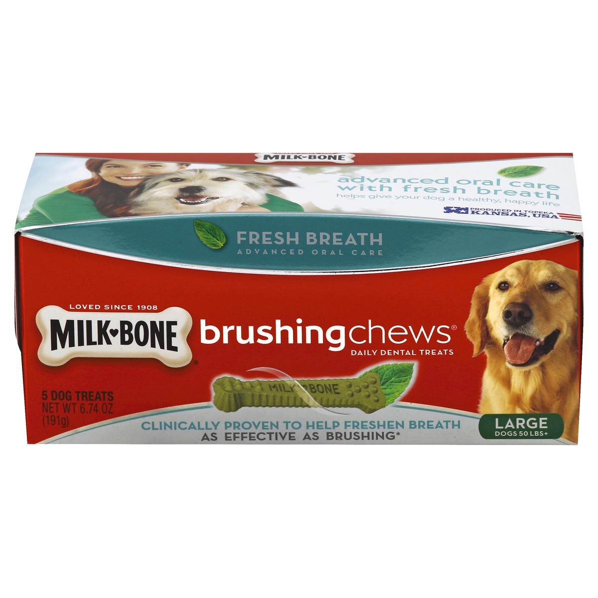 slide 10 of 10, Milk-Bone Dental Treats 5 ea, 5 ct