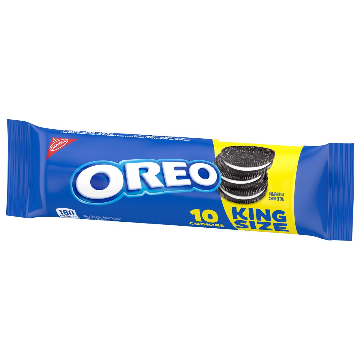 slide 2 of 9, OREO Chocolate Sandwich Cookies, King Size, 4 oz Snack Pack (10 Cookies Per Pack), 4 oz