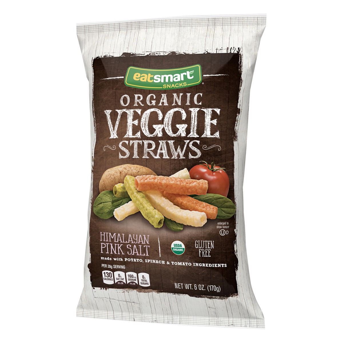 slide 5 of 9, EatSmart Snacks Organic Himalayan Pink Salt Veggie Straws 6 oz, 6 oz