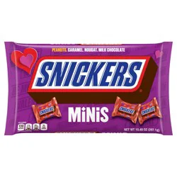 SNICKERS Minis Valentine's Day Chocolate Candy Bars, 10.48 Oz Bag