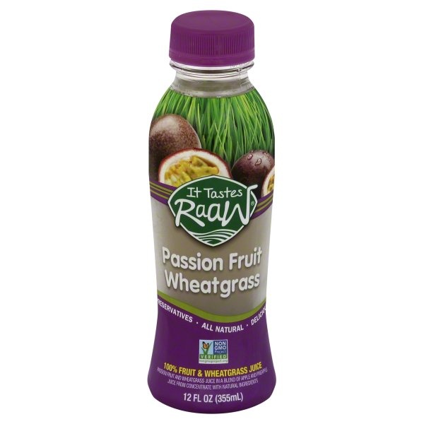 slide 1 of 1, It Tastes Raaw Pass Fruit - 12 fl oz, 12 fl oz