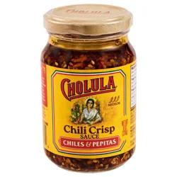Cholula Chiles & Pepitas Chili Crisp Sauce, 8.0 oz