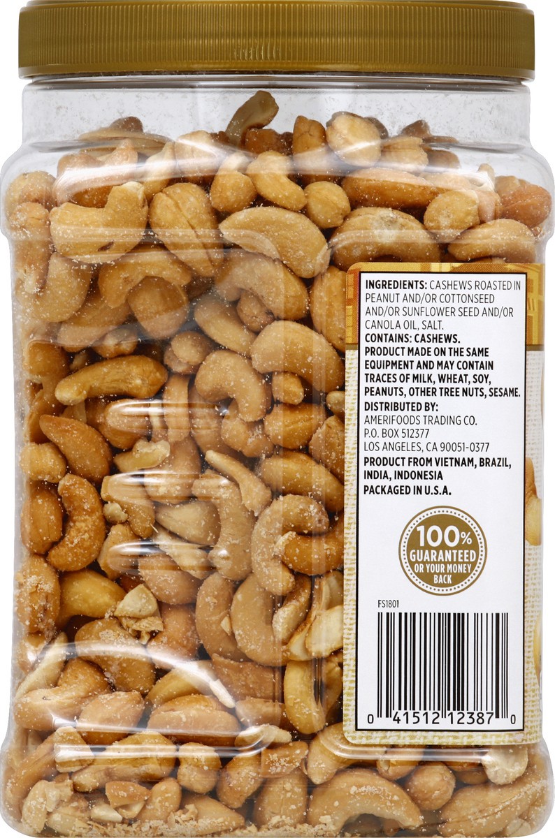 slide 5 of 6, First Street Premium Whole Cashews, 32 oz