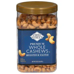 First Street Premium Whole Cashews - 32 oz