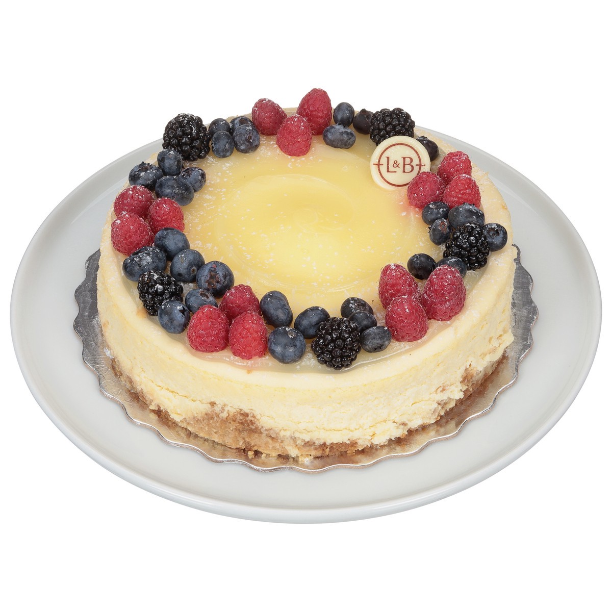 slide 1 of 9, Lunds & Byerlys 8 Inch Lemon Berry Cheesecake 1 ea, 1 ct