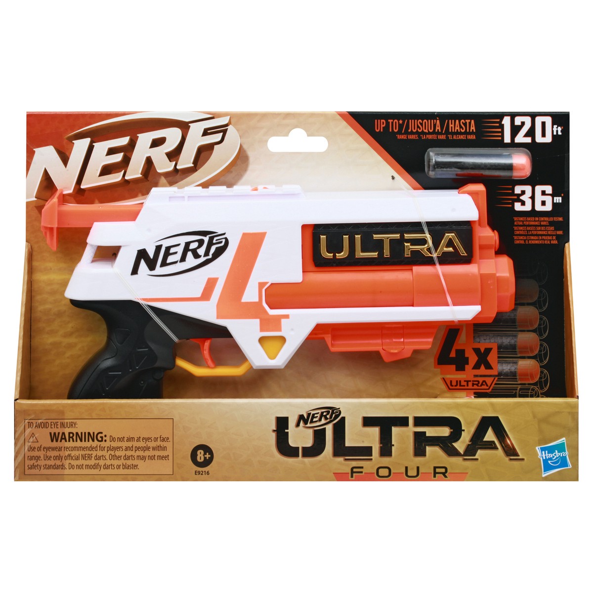 slide 1 of 9, Nerf Ultra Four Blaster, 1 ct