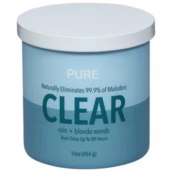 Pure Clear Rain + Blonde Woods Candle 1 ea