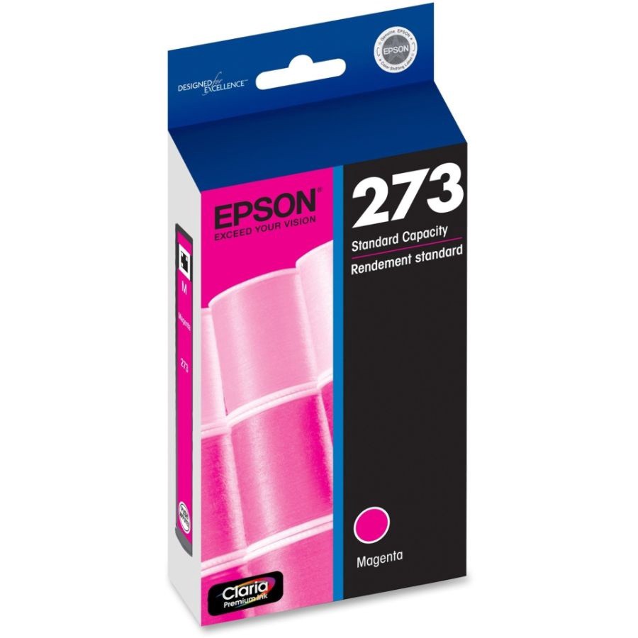 slide 3 of 3, Epson Claria, Premium 273 Cyan Ink Cartridge (T273220-S), 1 ct