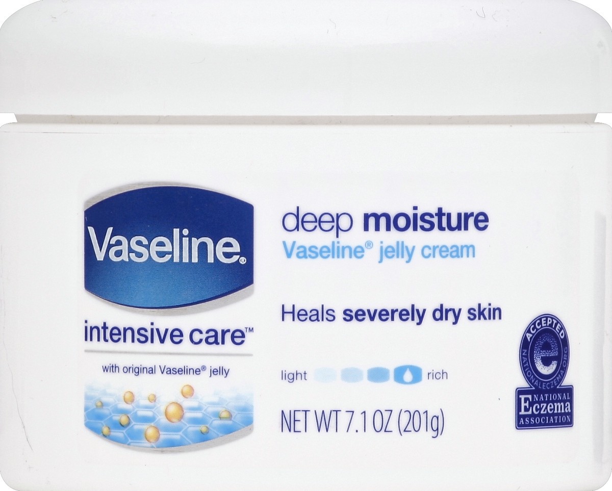 slide 2 of 2, Vaseline Intensive Care Deep Moisture Jelly Cream, 7.1 oz