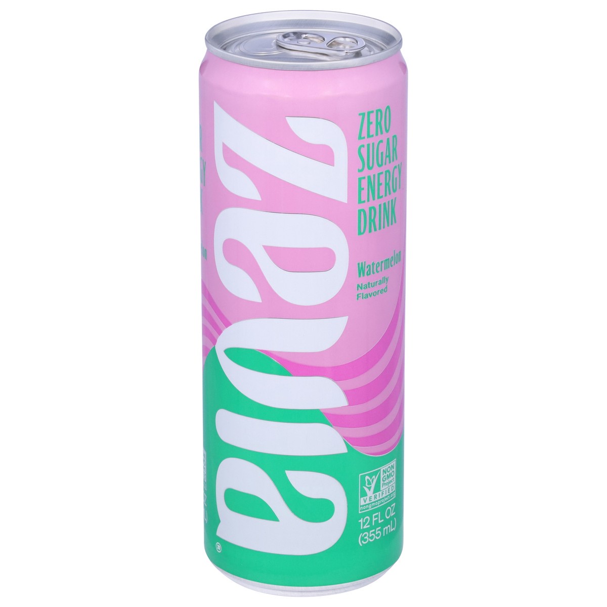slide 7 of 9, Zevia Zero Sugar Watermelon Energy Drink - 12 fl oz, 