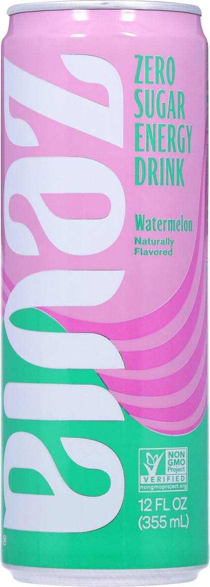 slide 8 of 9, Zevia Zero Sugar Watermelon Energy Drink - 12 fl oz, 