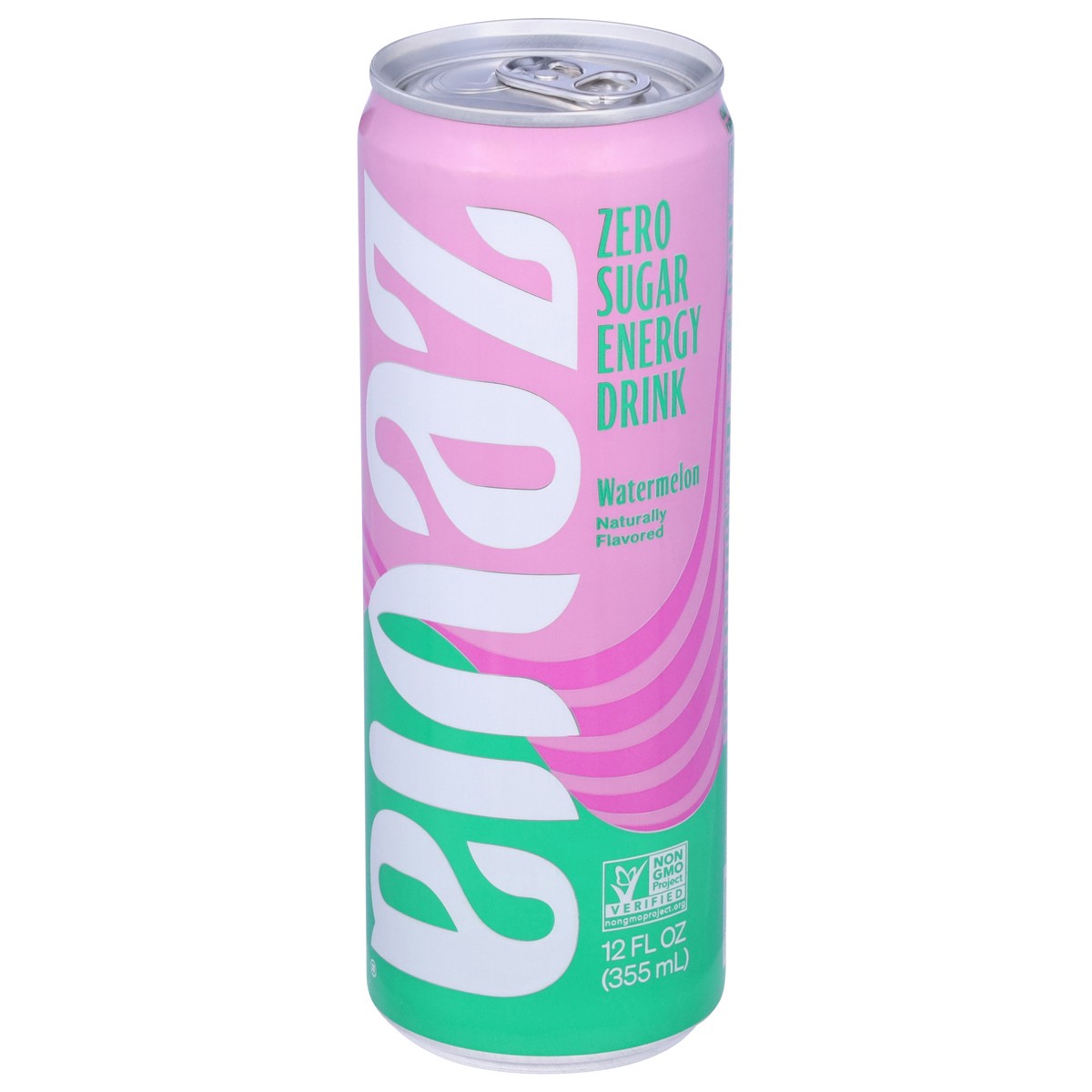 slide 1 of 9, Zevia Zero Sugar Watermelon Energy Drink - 12 fl oz, 
