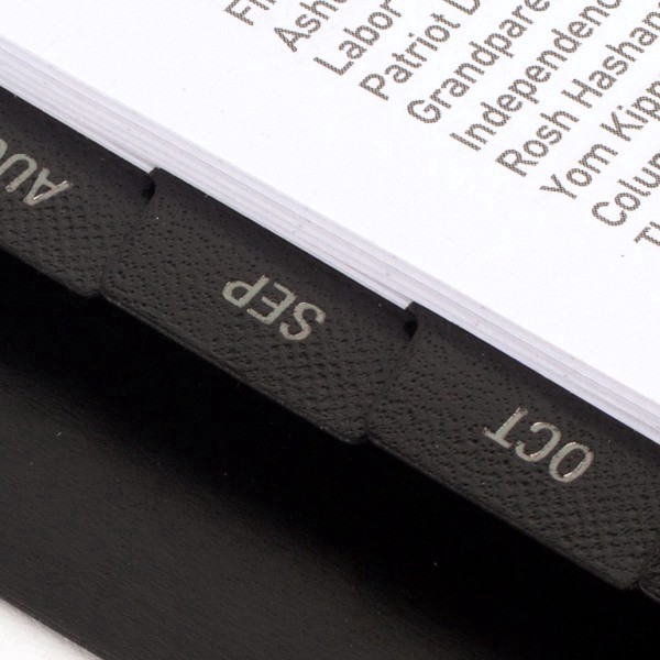 slide 8 of 10, 2024-2025 At-A-Glance Academic Weekly/Monthly Medium Planner, 7"" X 8-3/4"", Black, July To June, 1 ct