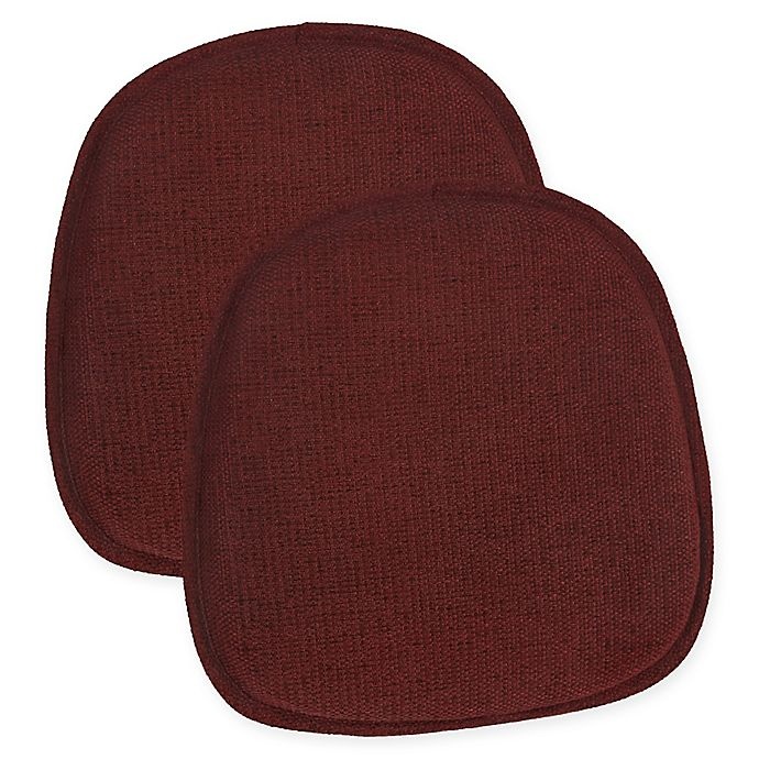 slide 1 of 3, Klear Vu Gripper Tonic Bistro Chair Pads - Red, 2 ct