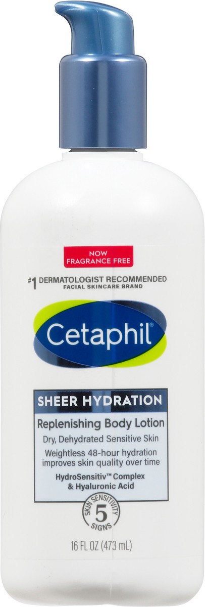 slide 1 of 10, Cetaphil Sheer Hydration Replenishing Body Lotion 16 fl oz, 16 fl oz