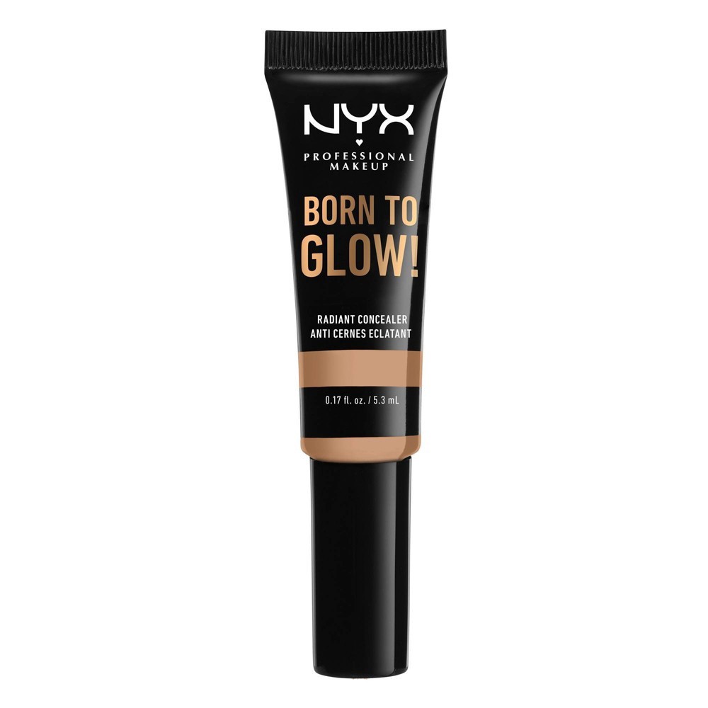 slide 2 of 4, NYX Professional Makeup Born To Glow Radiant Concealer - 09 Medium Olive - 0.17 fl oz, 0.422 oz