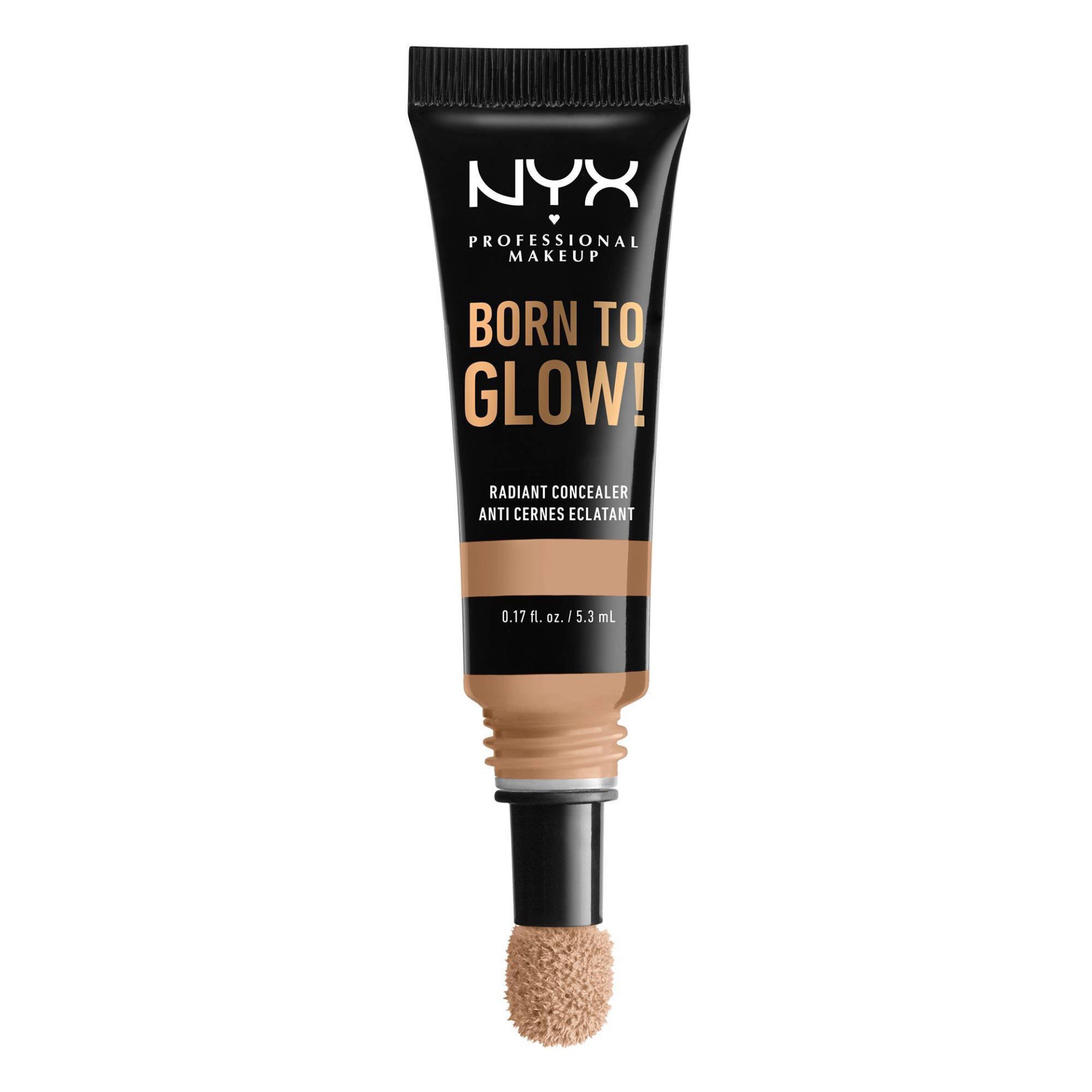 slide 1 of 4, NYX Professional Makeup Born To Glow Radiant Concealer - 09 Medium Olive - 0.17 fl oz, 0.422 oz