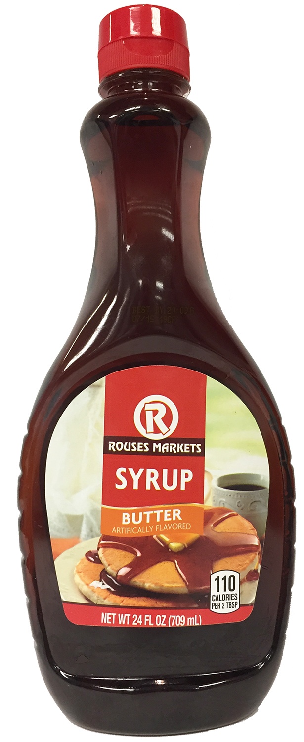 slide 1 of 1, Rouses Butter Pancake Syrup, 24 oz