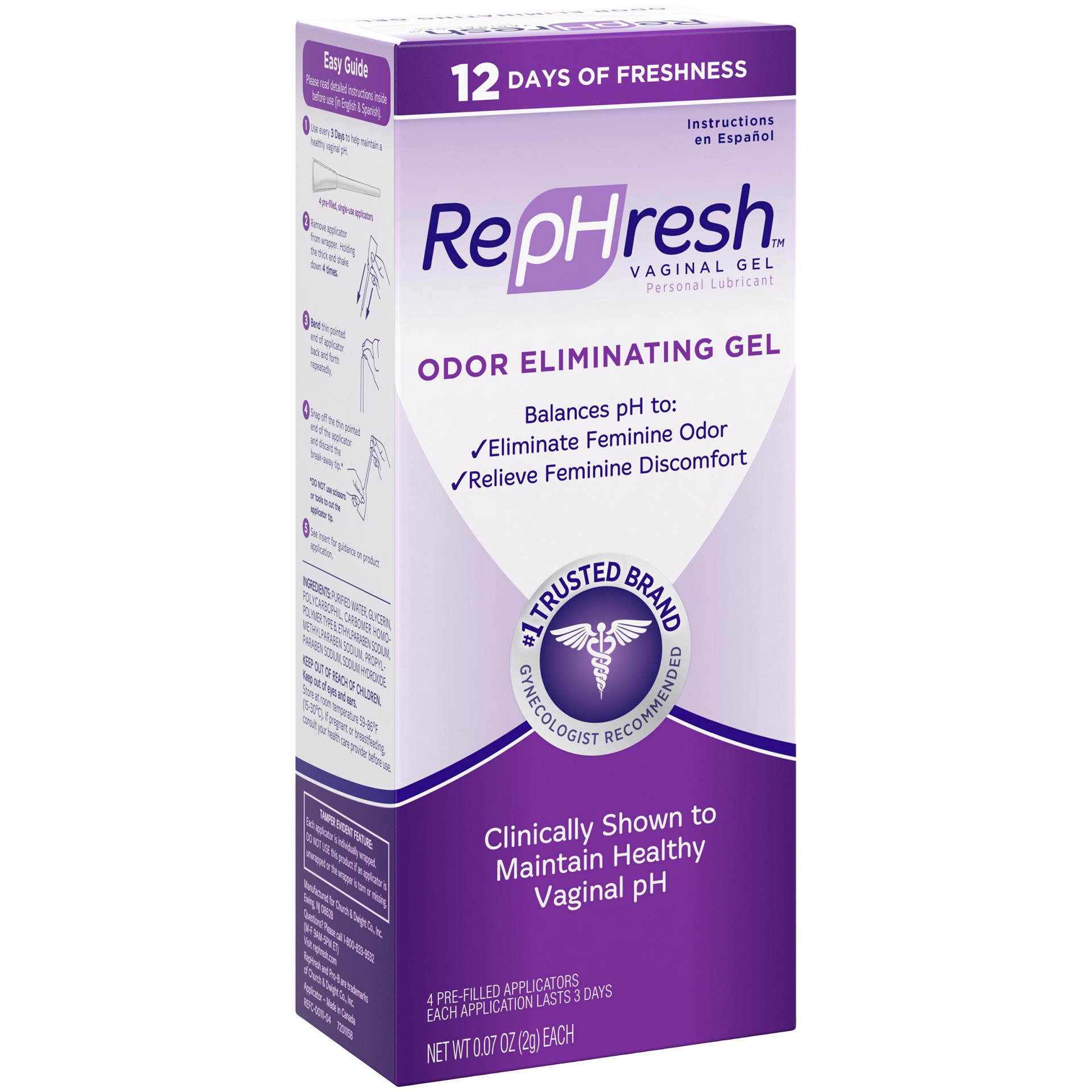 slide 3 of 4, RepHresh Odor Eliminating Gel 0.07 oz, 0.07 oz