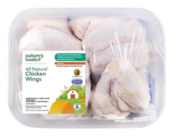 Nature's Basket Chicken Wings, Fresh, Natural