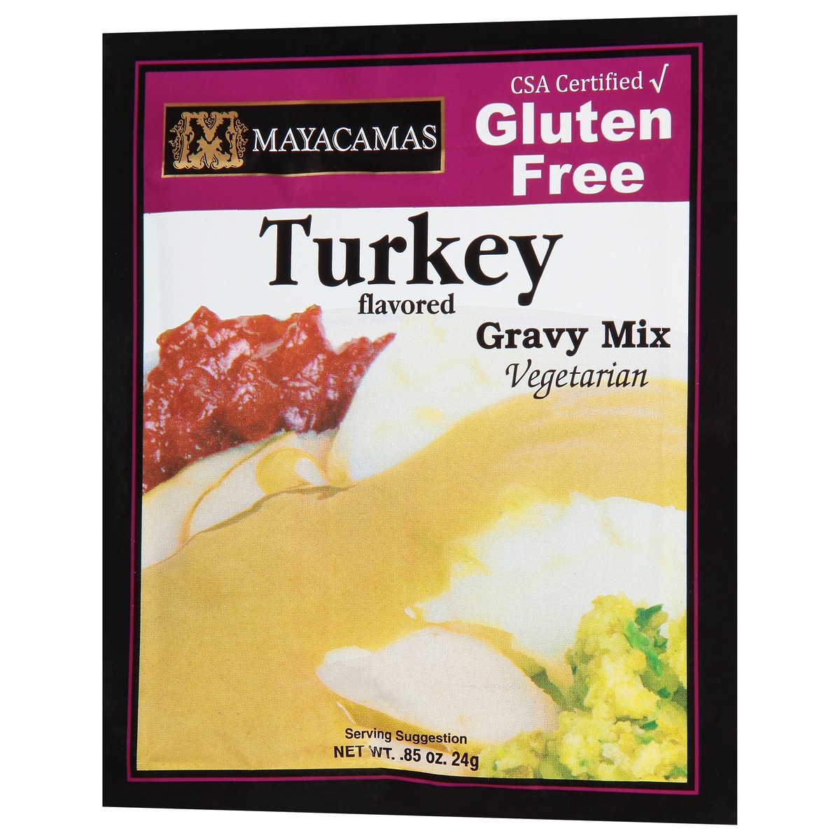 slide 9 of 9, Mayacamas Gluten Free Vegetarian Turkey Flavored Gravy Mix 0.85 oz, 0.85 oz