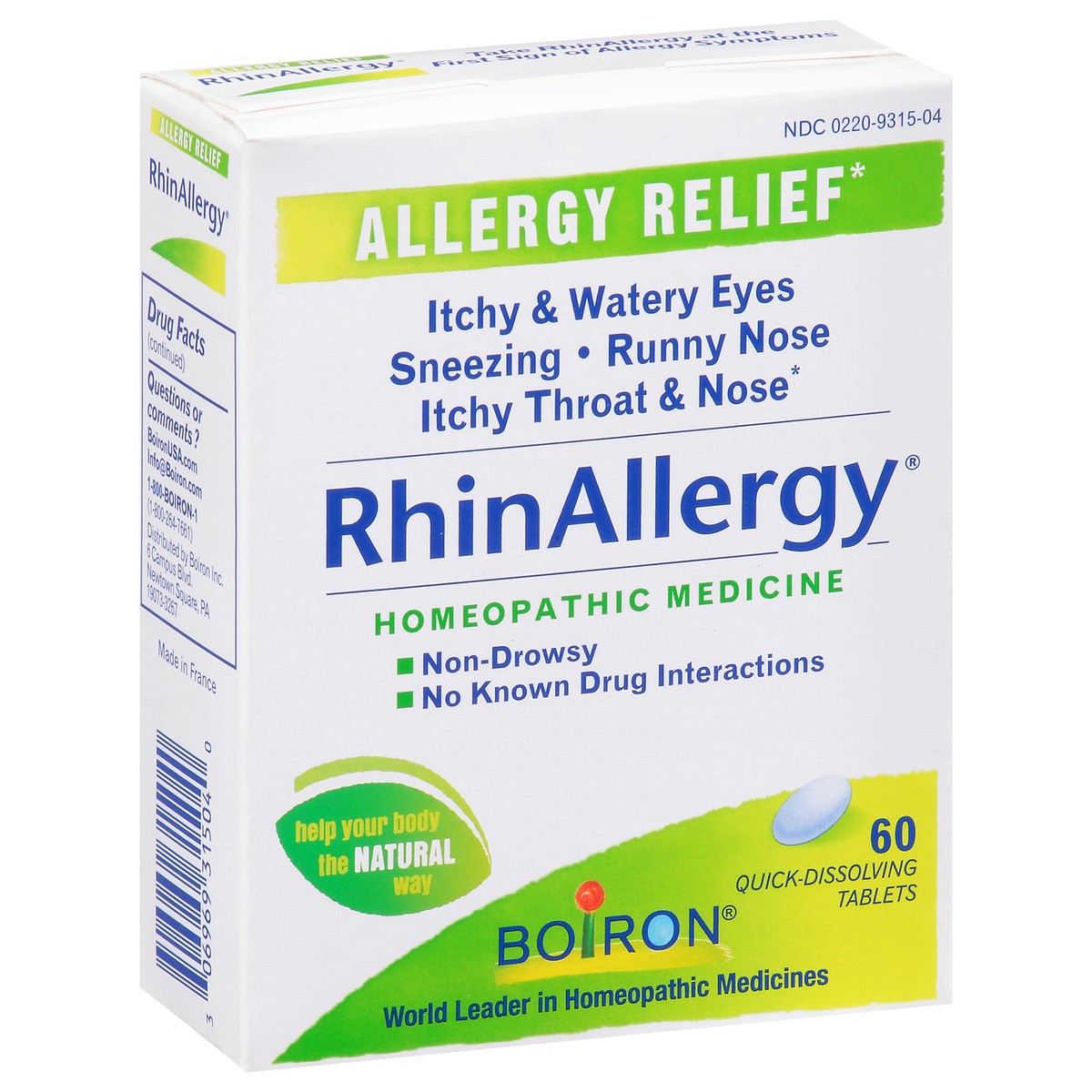 slide 5 of 9, Boiron Usa Rhinallergy (Sabadil), 60 ct