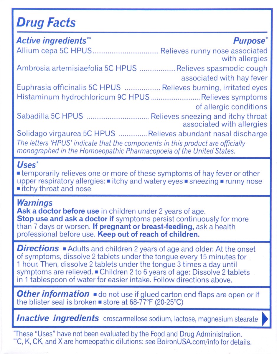 slide 8 of 9, Boiron Usa Rhinallergy (Sabadil), 60 ct