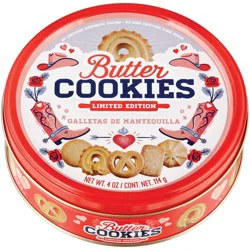 H-E-B Butter Cookies Holiday Tin