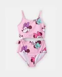 Carter's Girls 1-Piece Disney Minnie Mouse Swimsuit - Pink, Size 14