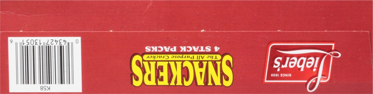slide 6 of 9, Lieber's Snackers The All Purpose Cracker 4 ea, 13.7 oz