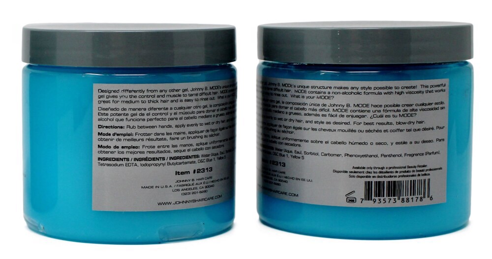 slide 4 of 4, Johnny B Mode Styling Gel, 16 oz