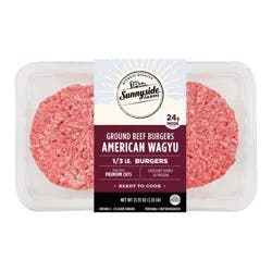 Sunnyside Farms, American Wagyu Ground Beef Burgers