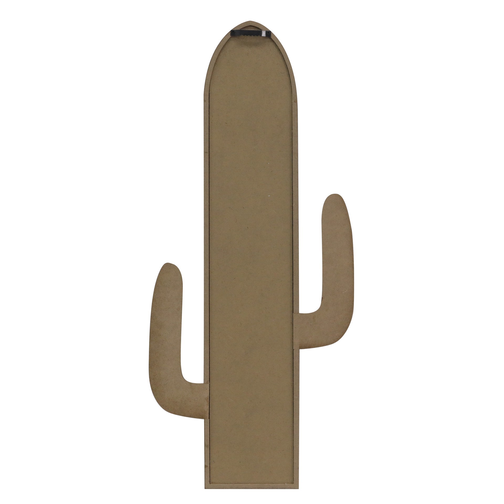 slide 2 of 2, 24" Natural Brown Cactus Glass Wall Mirror By Ashland, 24 in