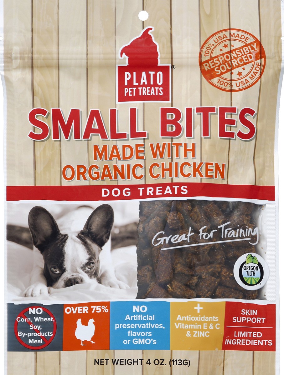 slide 1 of 3, Plato Dog Treats 4 oz, 4 oz