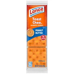 Lance ToastChee Peanut Butter Sandwich Crackers - 1.52 oz
