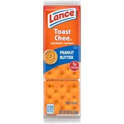 Lance ToastChee Peanut Butter Sandwich Crackers - 1.52 oz